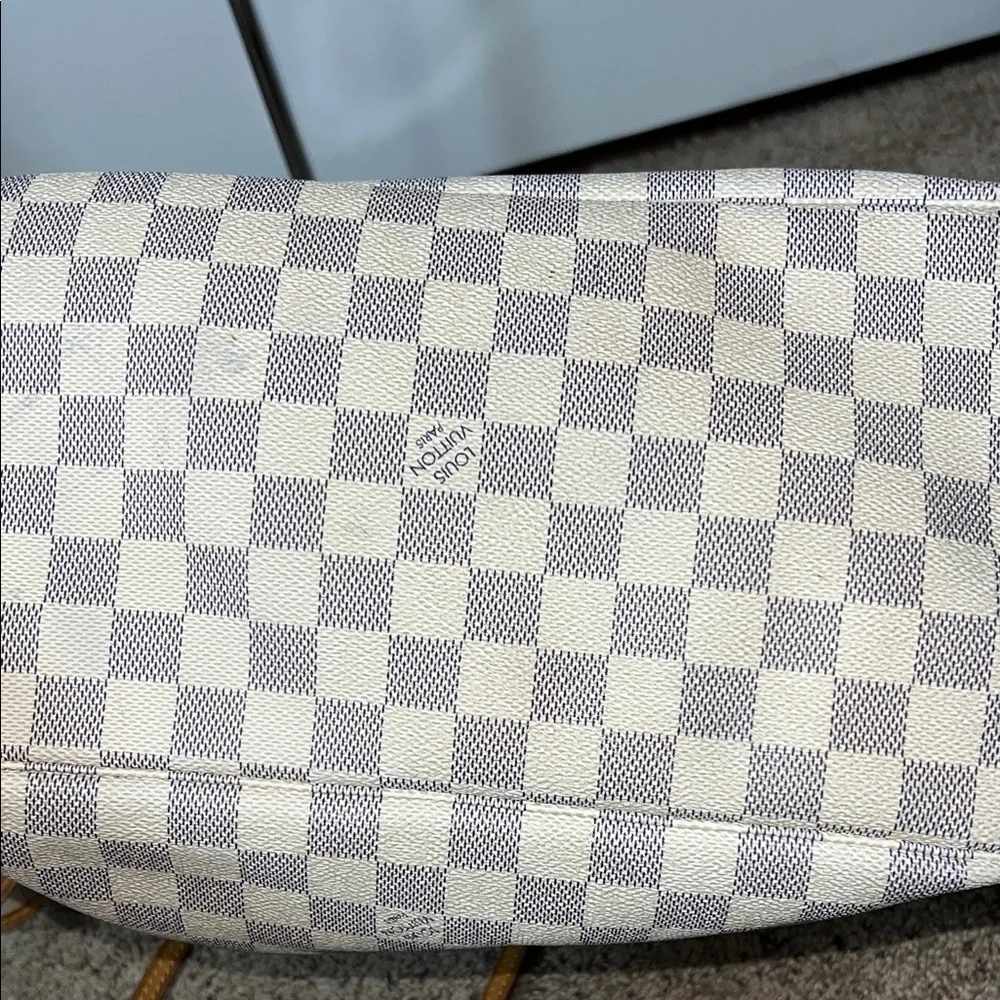 3346 Designer Checkered Tote Bag - Brown and Cream - Picture 13 of 13